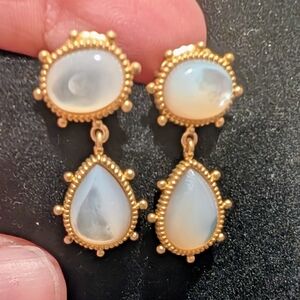 Frieda Rothman Drop Earrings with Mother Of Pearl